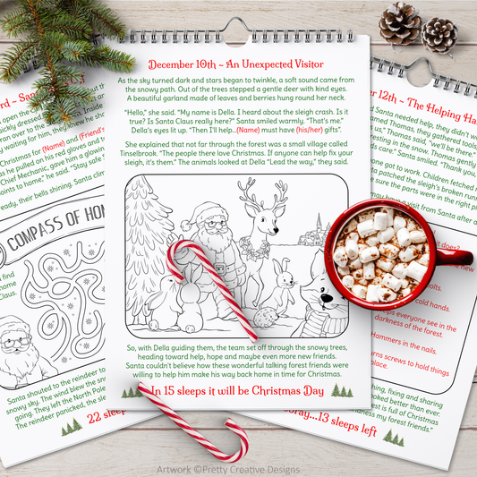 Santa's Forest Friends Christmas Countdown