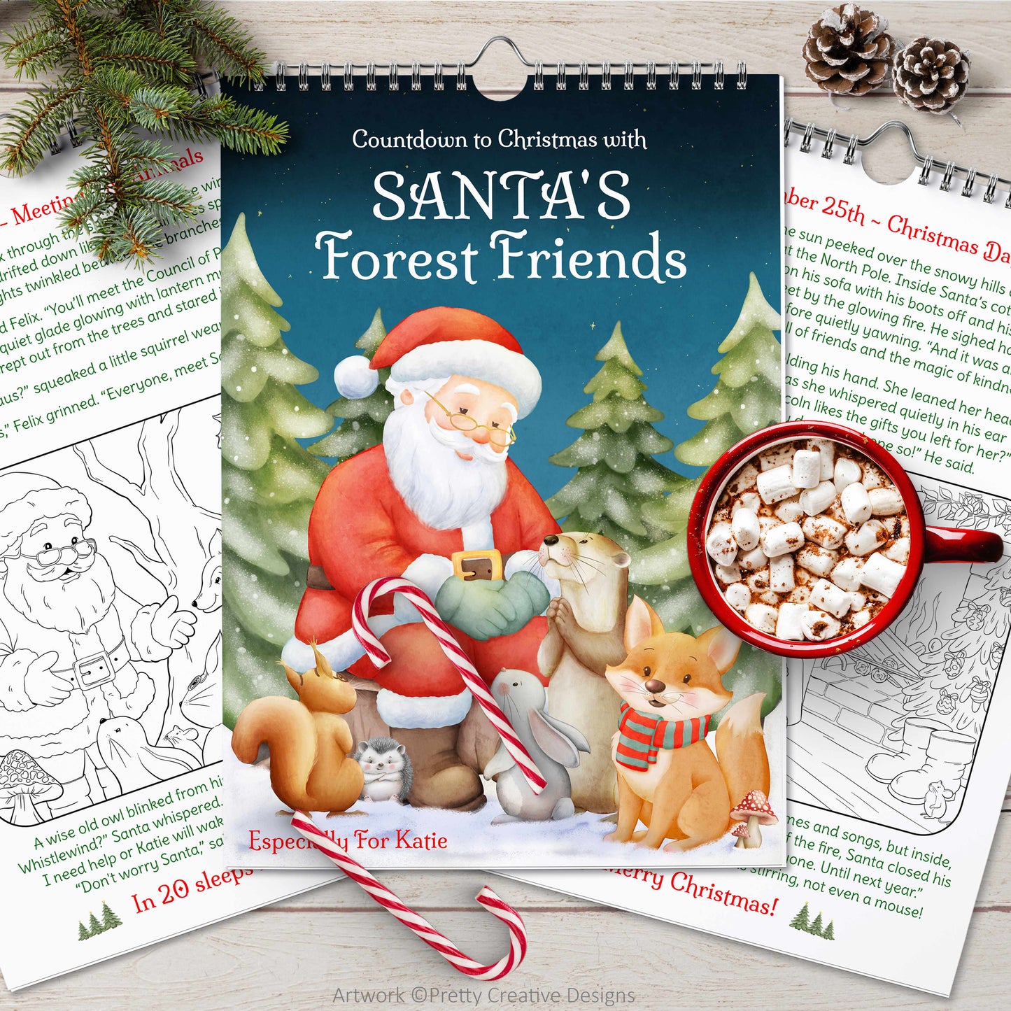 Santa's Forest Friends Christmas Countdown