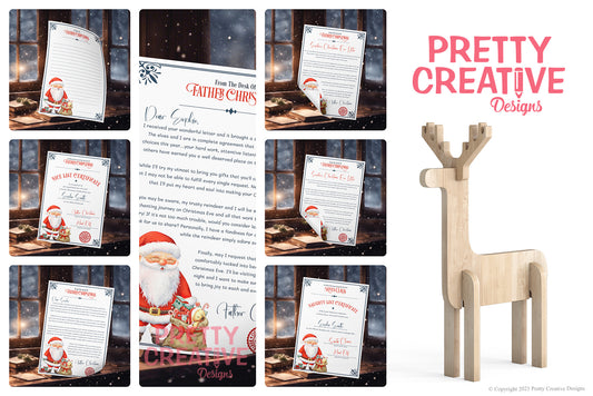 Christmas Dreams sublimation and printable designs by Pretty Creative Designs UK