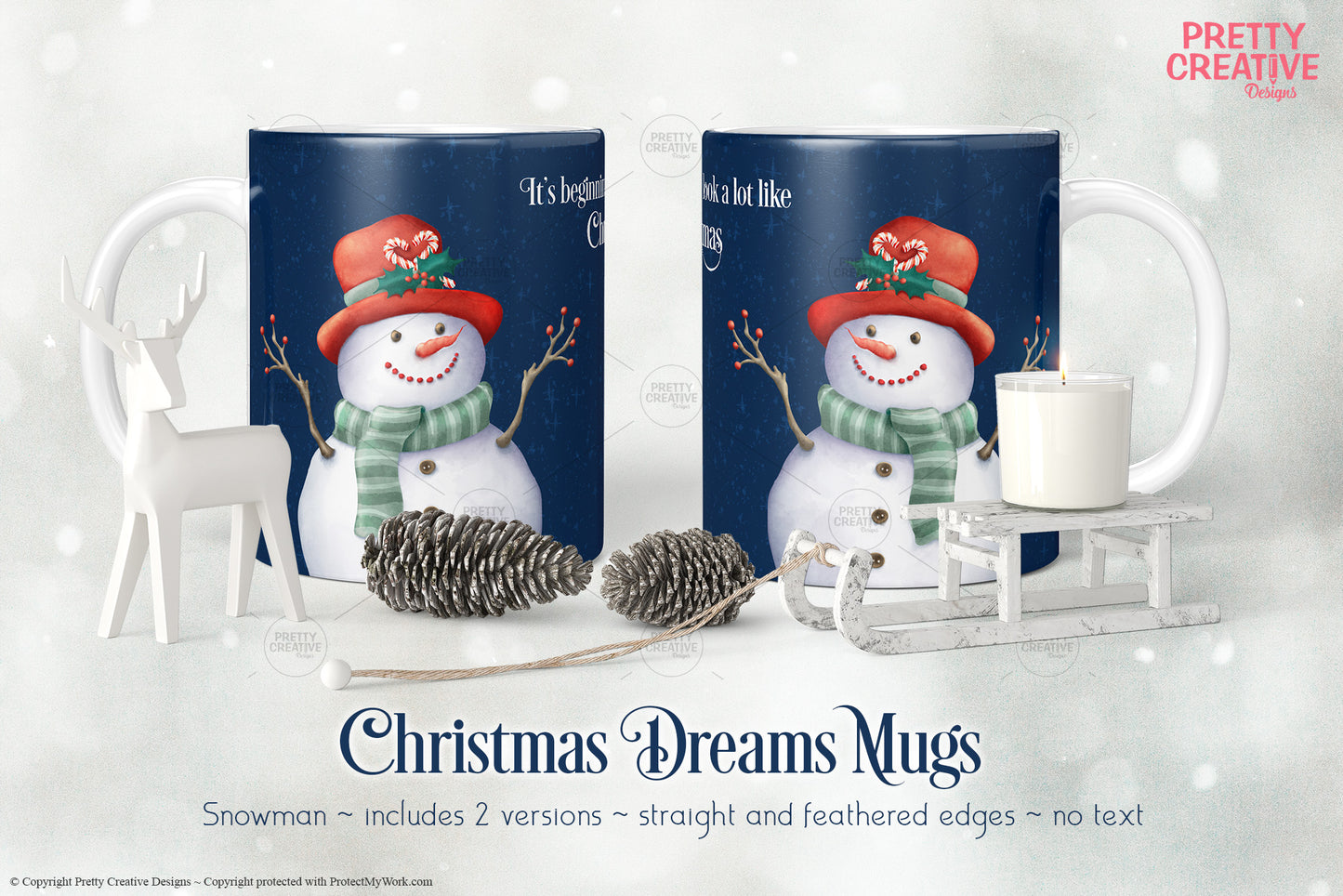 Christmas Dreams Mug Wrap Collection