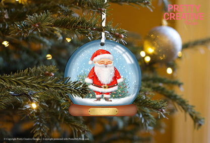 Christmas Dreams Snowglobe Bauble Artwork
