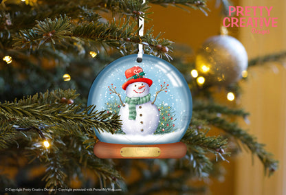 Christmas Dreams Snowglobe Bauble Artwork