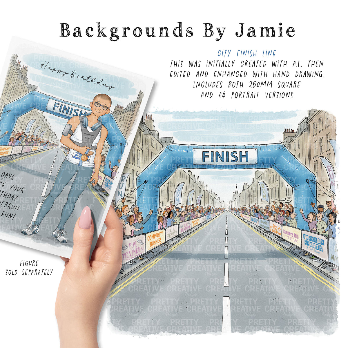 Backgrounds by Jamie - Runner City Background