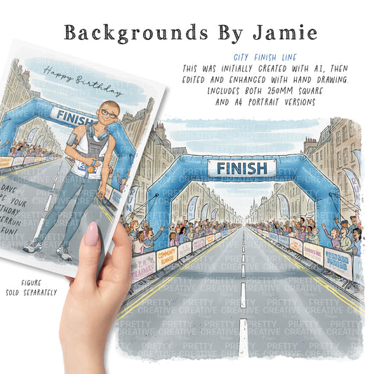 Backgrounds by Jamie - Runner City Background