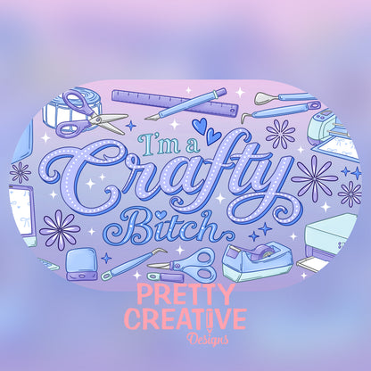 Crafty Bitch Editable Mug Wrap