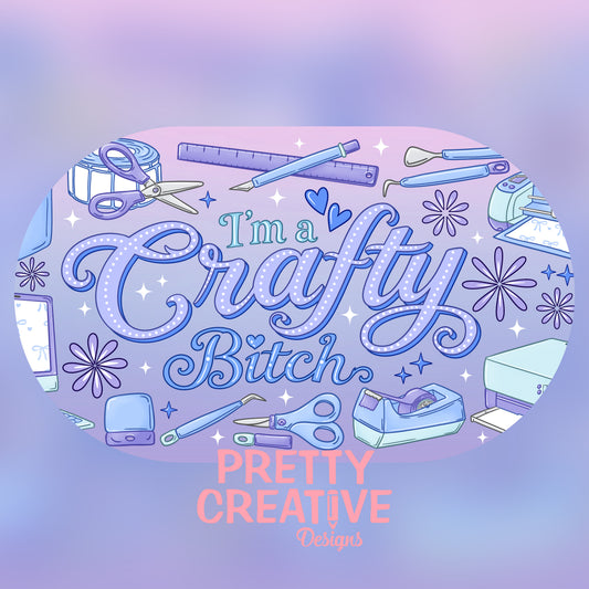 Crafty Bitch Editable Mug Wrap