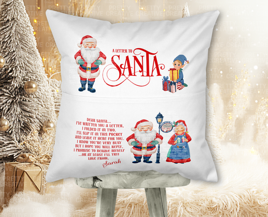 Letter To Santa Cushion (Text & Verse only) Freebie