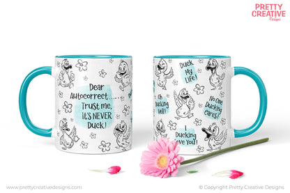 Dear Autocorrect Splash Mug Wraps