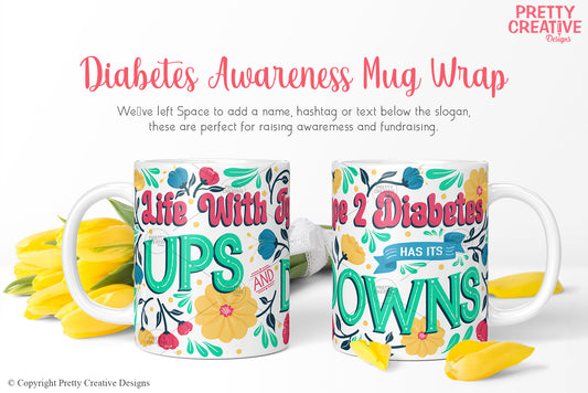 Diabetes Mug Wrap BUNDLE