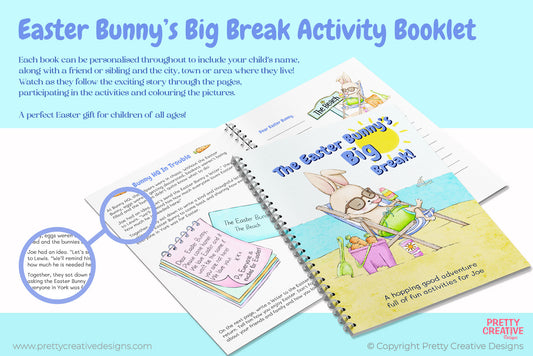 Photoshop Editable Easter Bunny Storybook