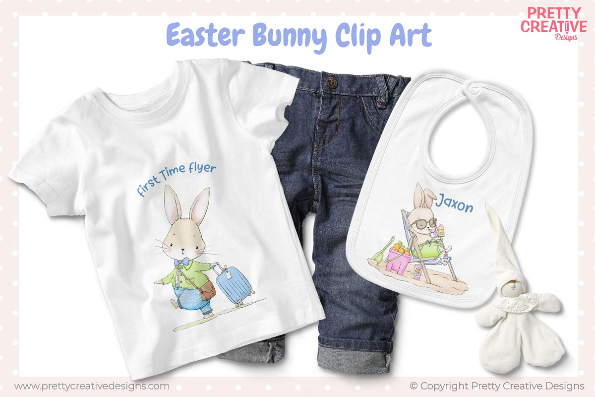 Easter Bunny and Miss Bunny Standalone Artwork