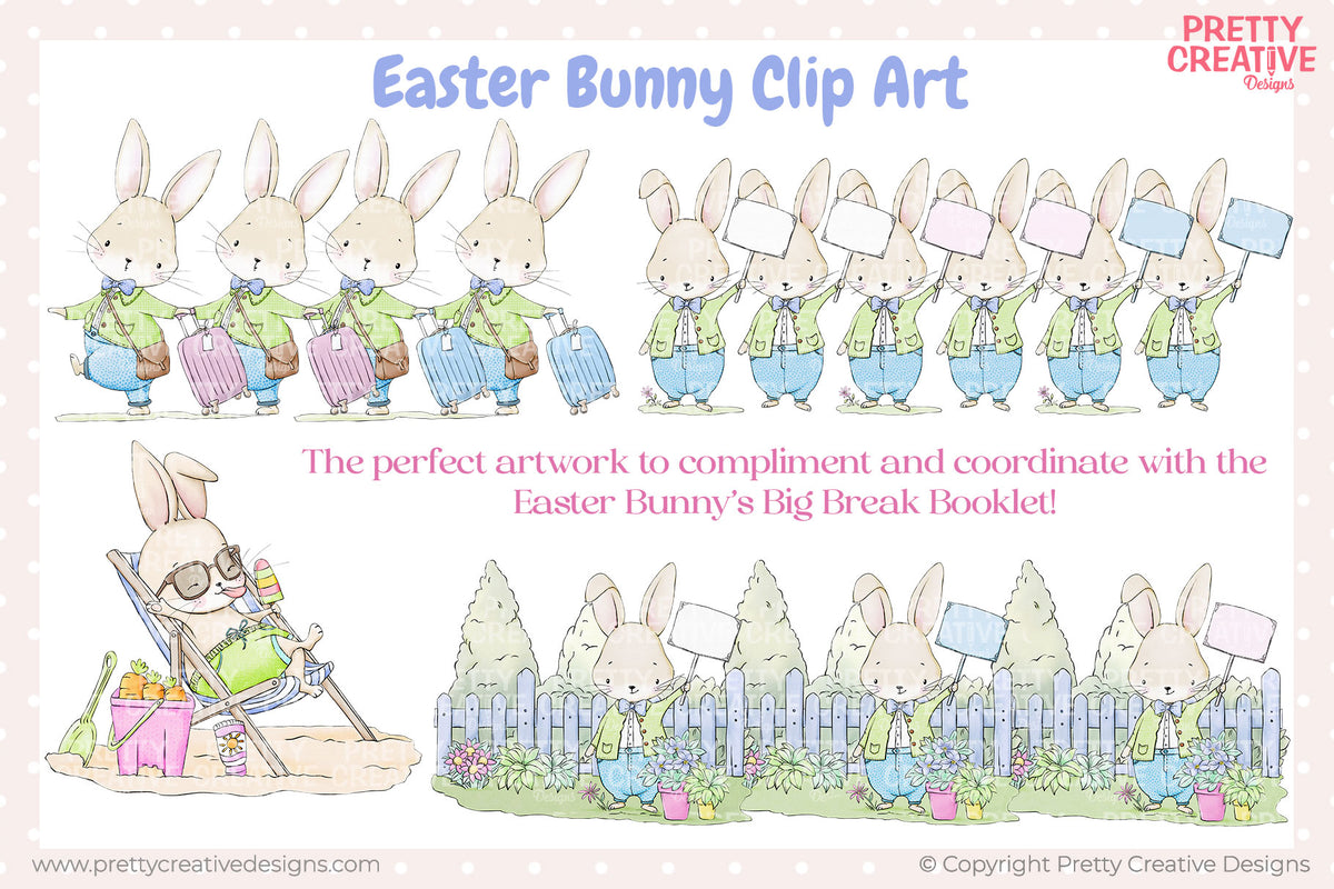 Easter Bunny and Miss Bunny Standalone Artwork