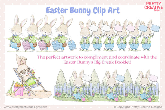 Easter Bunny and Miss Bunny Standalone Artwork