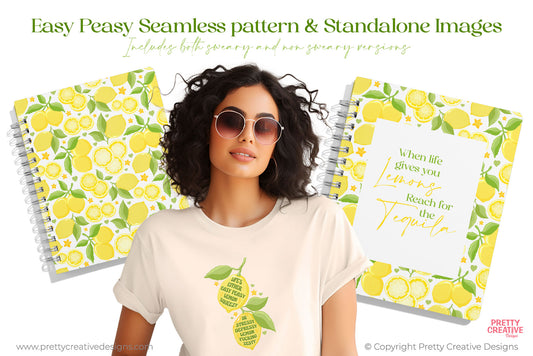 Easy Peasy Seamless Pattern and Standalone Images