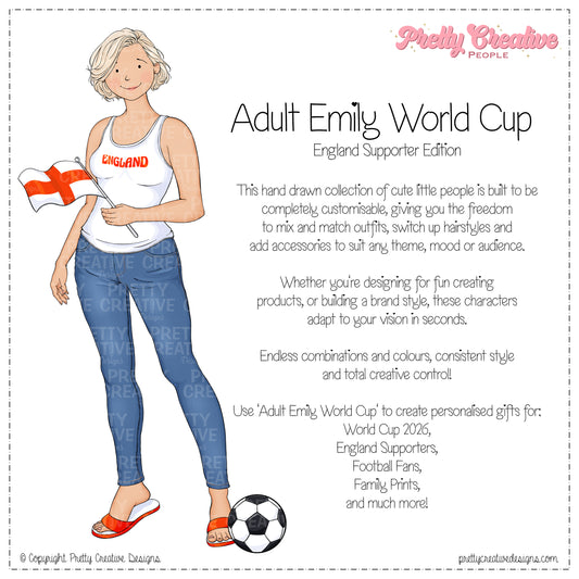 Emily (Adult) England Supporter