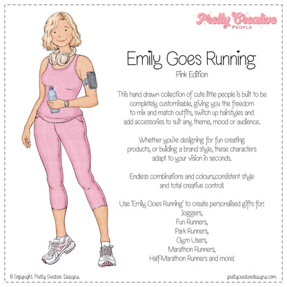 Emily (Adult) Goes Running - Pink Version