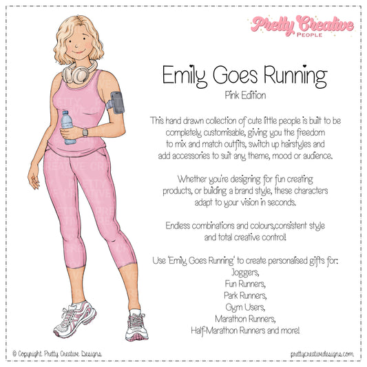 Emily (Adult) Goes Running - Pink Version