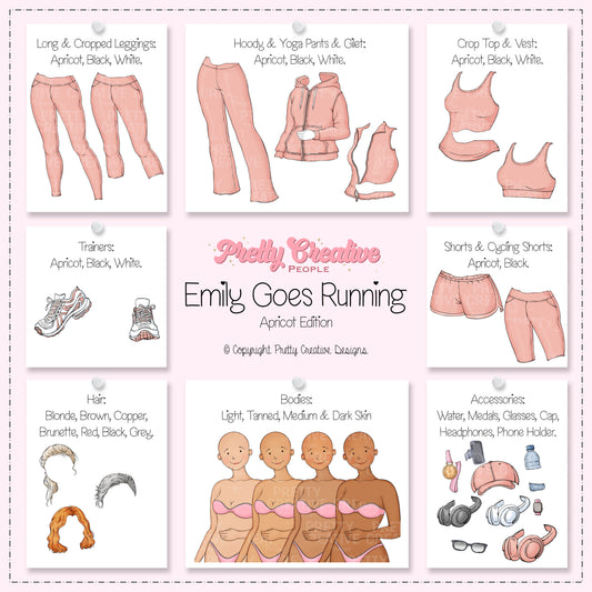 Emily (Adult) Goes Running - Apricot Version
