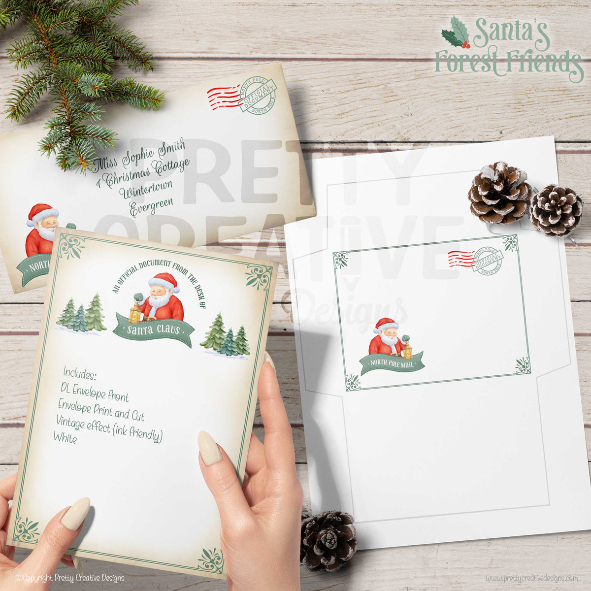 Santa's Forest Friends Letter & Certificate Pack