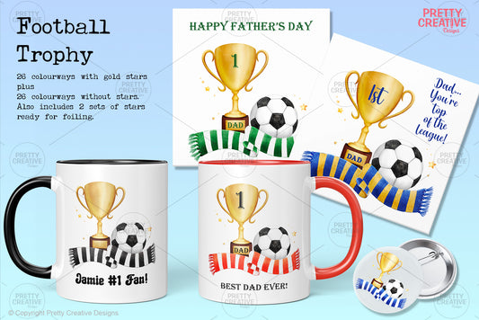 Football Trophy Artwork