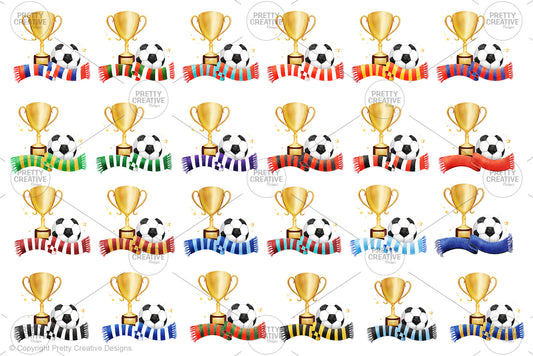 Football Trophy Artwork