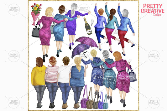 Glamorous Grannies Clipart