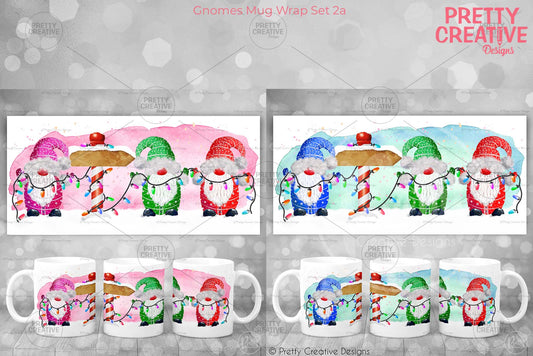 Christmas Gnomes Mug Collection Set 3