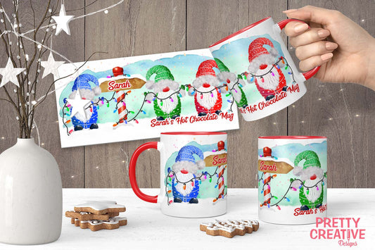Christmas Gnomes Mug Set 2