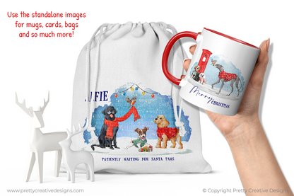 Happy Hounds 2026/ 2027/2028 Calendars and Standalone Illustrations
