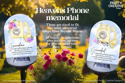Heaven's Phone Solar Light Artwork - LIMITED TO 30 SALES