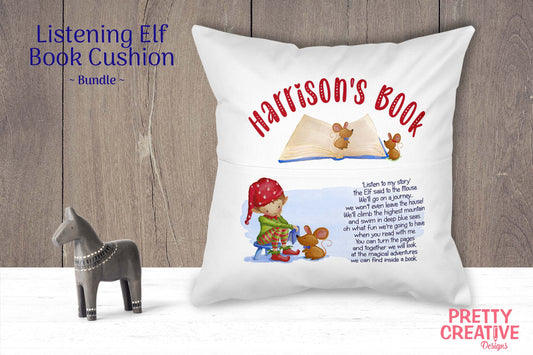 Listening Elf Book Cushion Bundle
