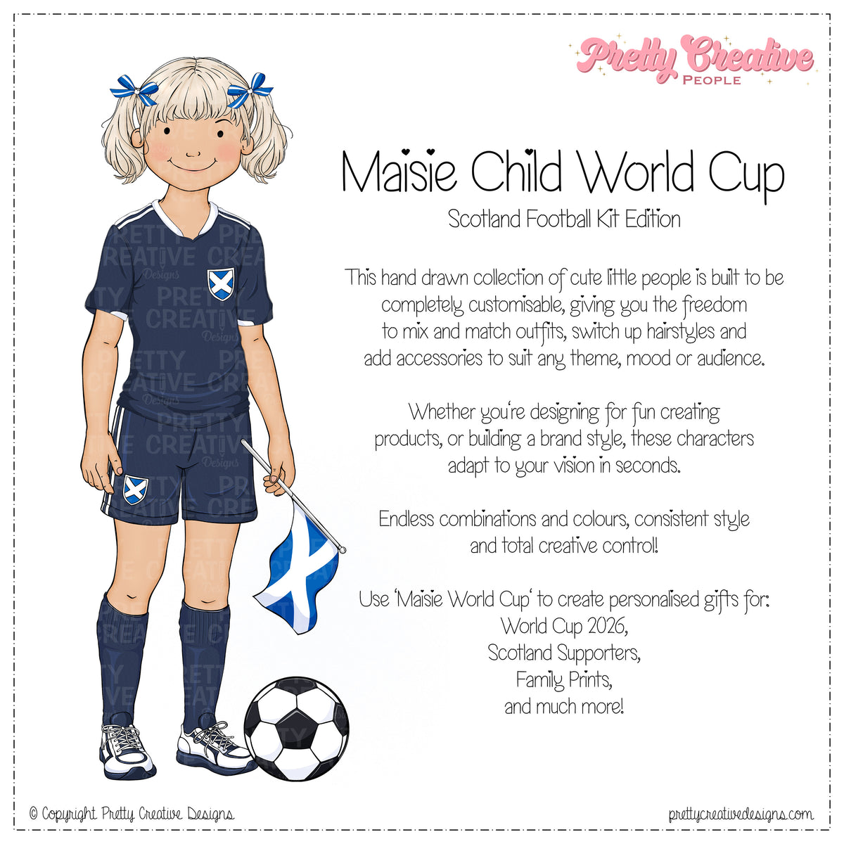 Maisie (Child) World Cup Scotland Kit