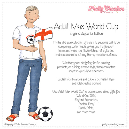 Max (Adult) England Supporter