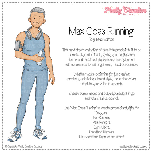 Max (Adult) Goes Running - Sky Version