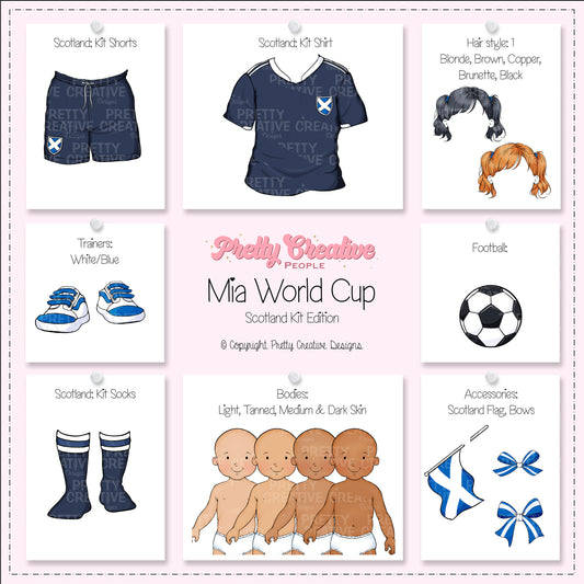 Mia (Toddler) World Cup Scotland Kit