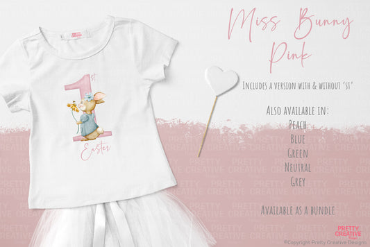 Miss Bunny First Easter ~ Pink