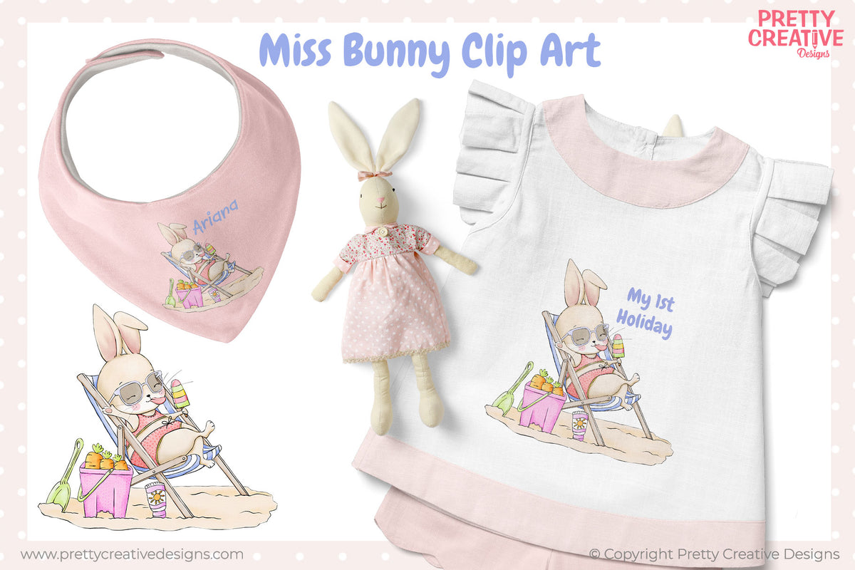 Easter Bunny and Miss Bunny Standalone Artwork