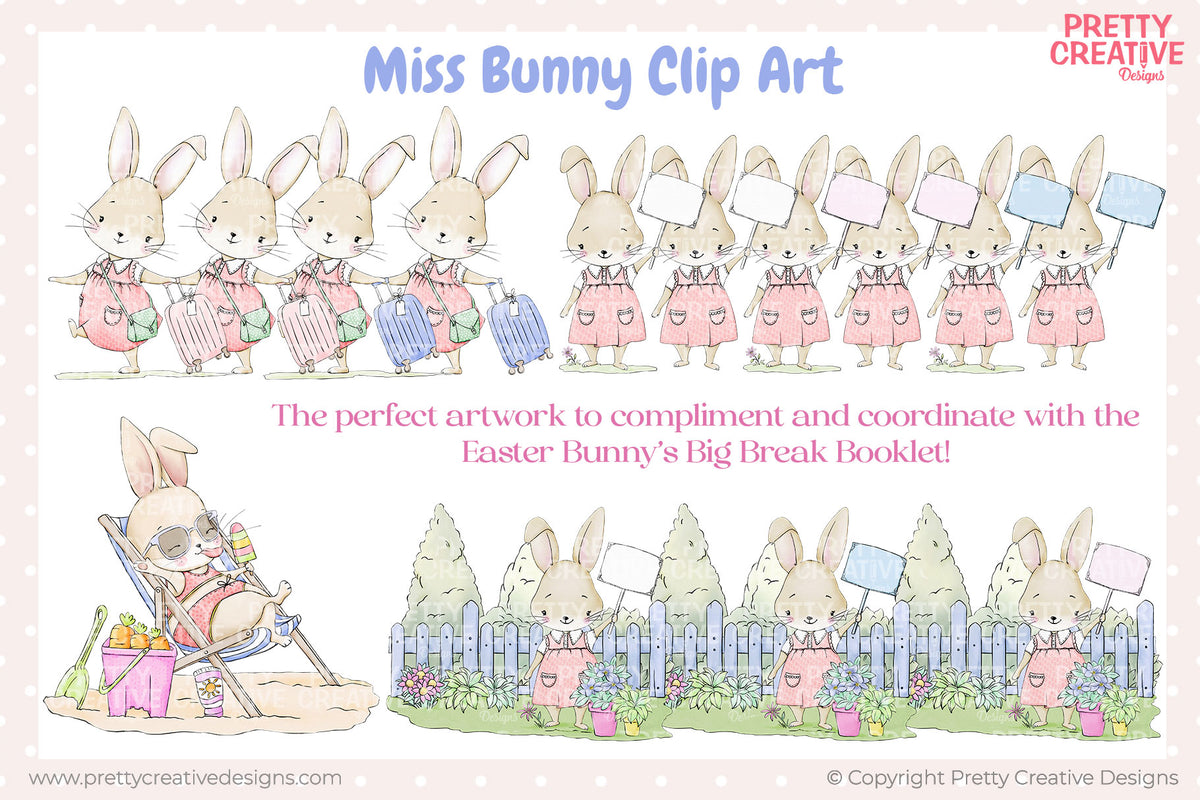 Easter Bunny and Miss Bunny Standalone Artwork
