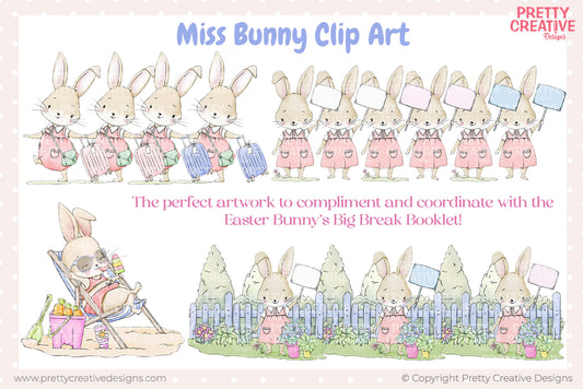 Easter Bunny and Miss Bunny Standalone Artwork
