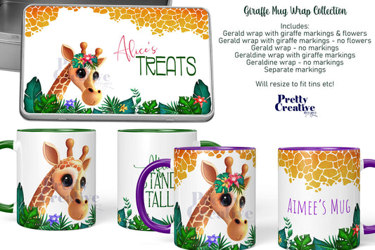 Giraffe Mug Wrap Collection