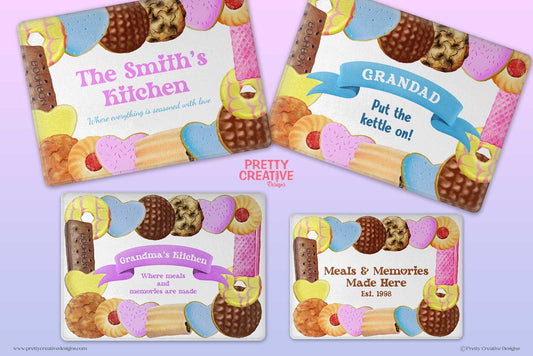 Oh Crumbs Chopping Board Artworks - Large, Medium and Small