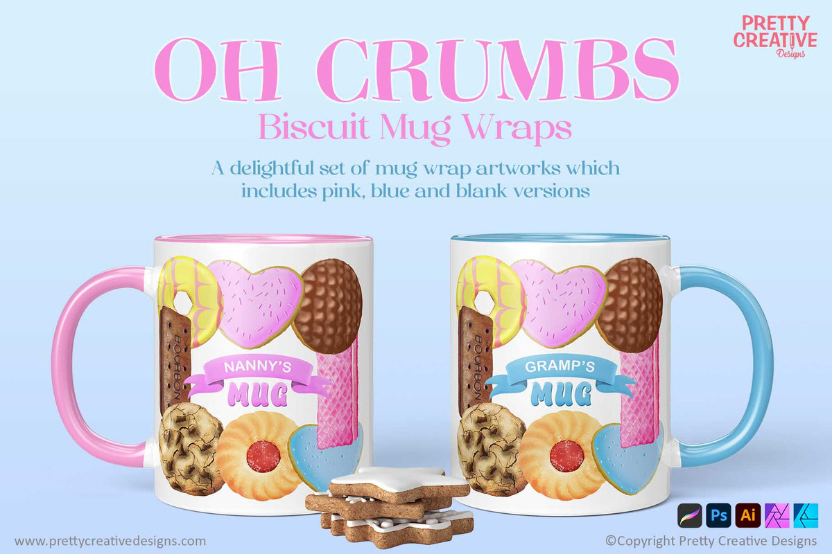 Oh Crumbs Mug Artwork