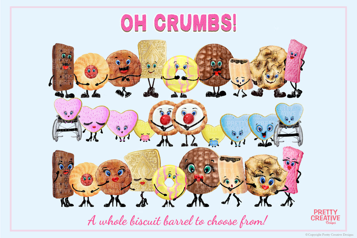 Oh Crumbs Biscuit Clipart