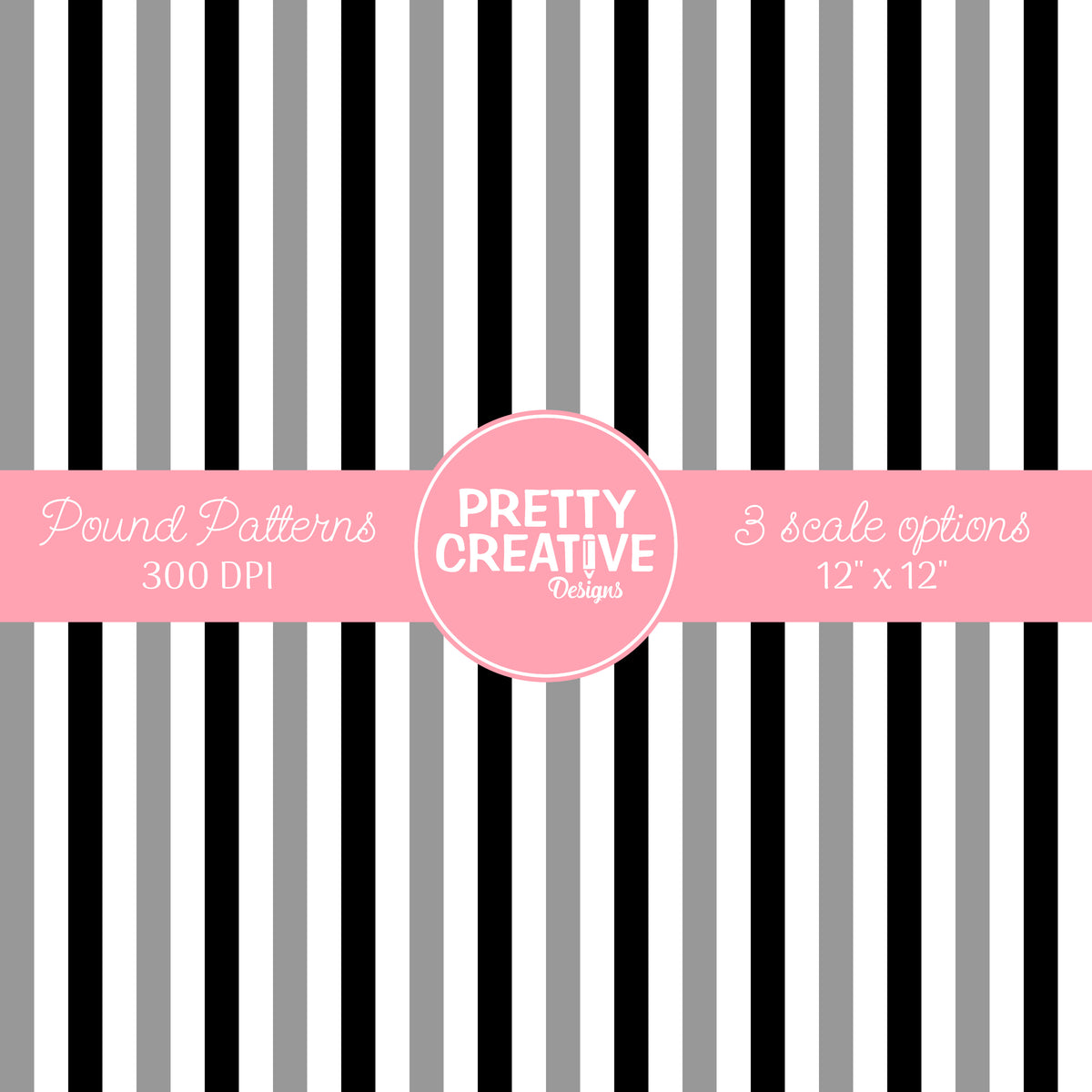 Seamless Pound Pattern 17 (Large, Medium & Small Scale)