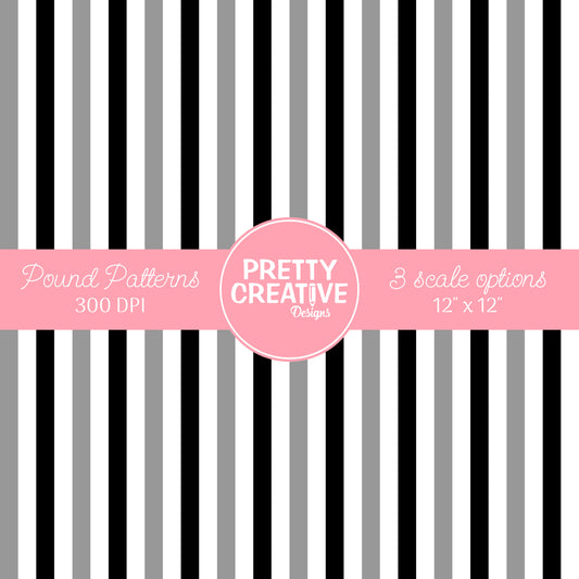 Seamless Pound Pattern 17 (Large, Medium & Small Scale)