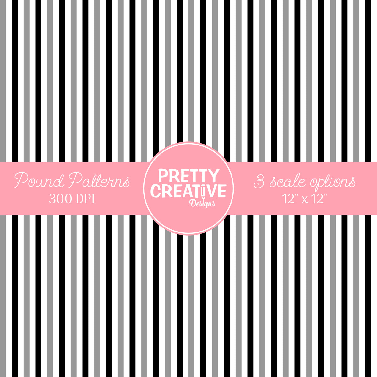 Seamless Pound Pattern 17 (Large, Medium & Small Scale)