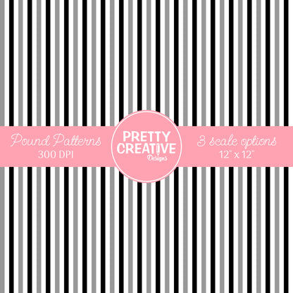 Seamless Pound Pattern 17 (Large, Medium & Small Scale)