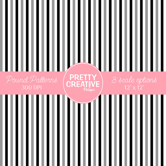 Seamless Pound Pattern 17 (Large, Medium & Small Scale)