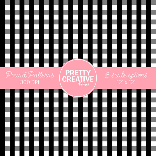 Seamless Pound Pattern 18 (Large, Medium & Small Scale)