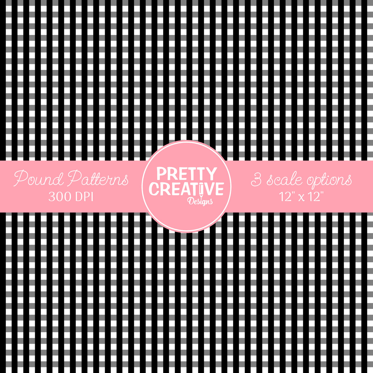 Seamless Pound Pattern 18 (Large, Medium & Small Scale)
